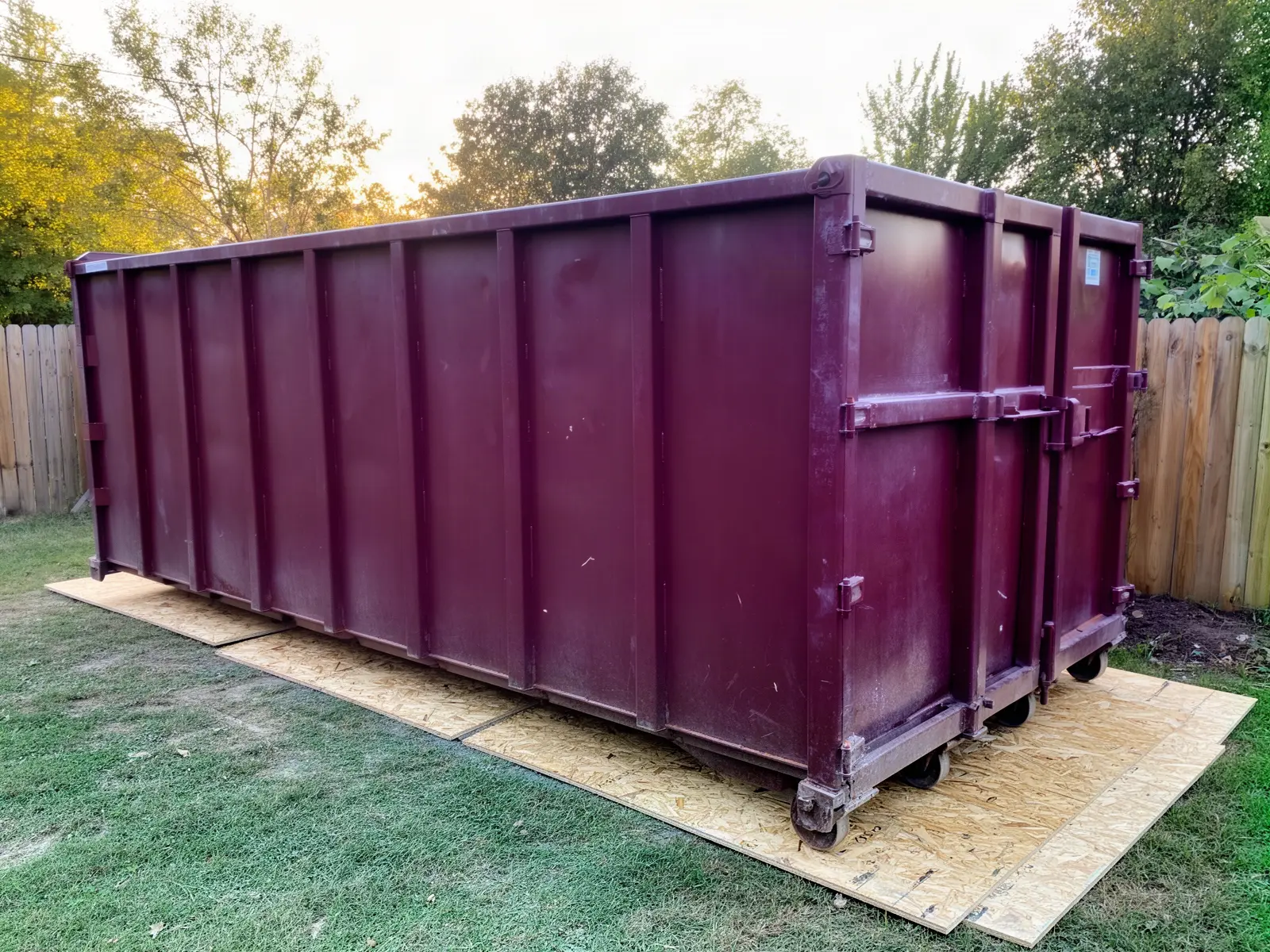 Roll-off dumpster from Crescent Lake Dumpster Rental in Franklin, NH